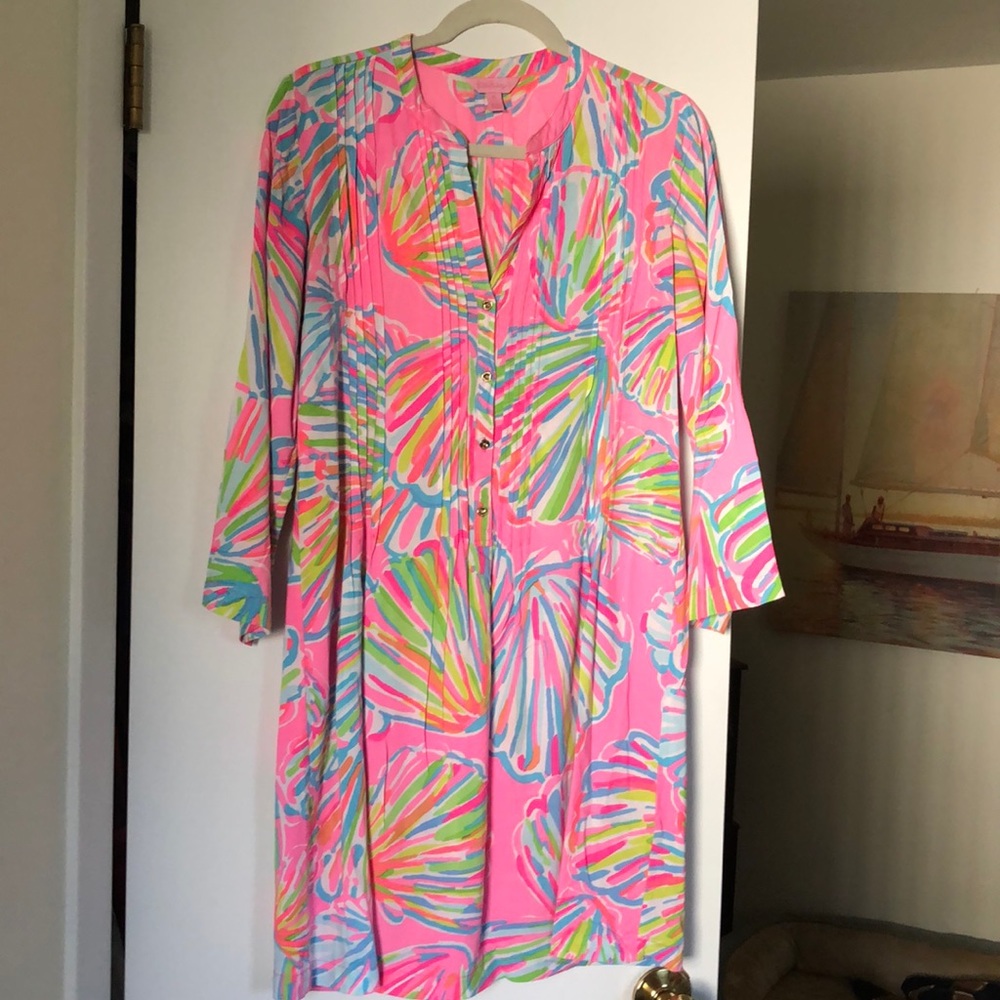 Lilly Pulitzer shirt dress, size medium